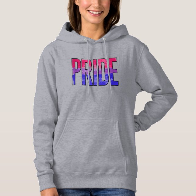 Moletom Palavra de Orgulho Bissexual (Frente)