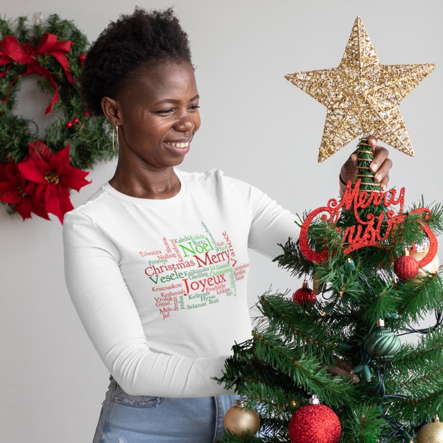 Moletom Palavras de Natal (Criador carregado)