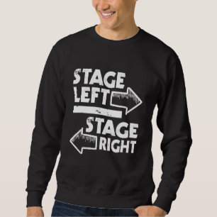 Moletom Palco à esquerda Palco à direita - Lei do Teatro d
