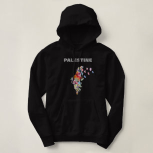 Moletom Palestina Feminino – Mapa Floral da Palest
