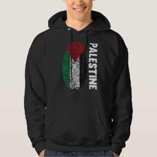 Moletom Palestina Impressão Digital Palestina Dna Flag Pal