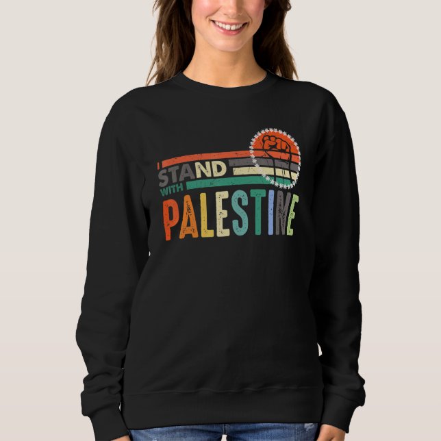 Moletom Palestina Livre Para Homens Ou Mulheres Eu Sou De  (Frente)