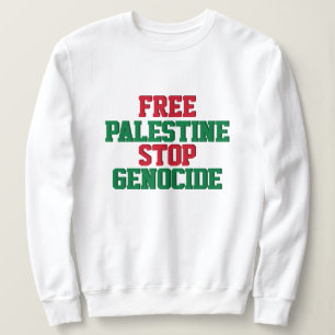 Moletom Palestina livre pára o genocídio