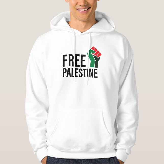 Moletom Palestina Livre, Salvar Humanidade, T-Shirt Solida (Frente)