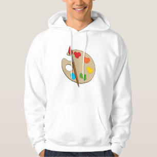 Moletom Paleta de Artista com Pincel de Pintura