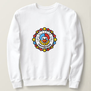 Moletom Palhaço Certificado, Palhaço Engraçado, Porco-Memó