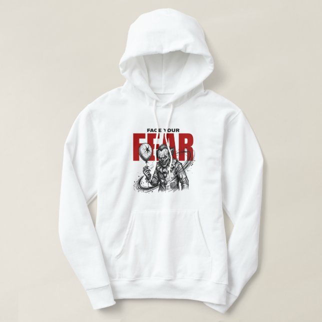 Moletom Palhaço de Terror de Horror | Roupas de Rua Assust (Frente do Design)