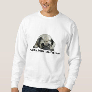 Moletom Palhaço do Pug na camisola unisex do coração
