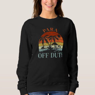 Moletom Palm Tree Beach Sunset Retro Para Férias De Verão