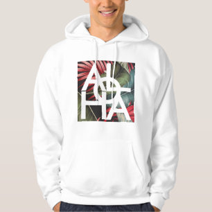 Moletom Palma Vermelha Moderna Aloha Ilha do Havaí