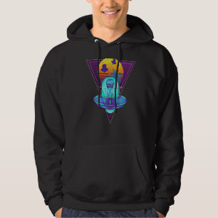 Moletom Palmeiras Sunset Vaporwave Ufo Alienígena De Rapto