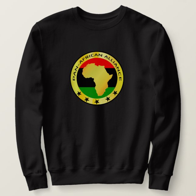 Moletom PAN-AFRICAN-ALLIANCE UNIA Africa Roots Sweater  (Frente do Design)