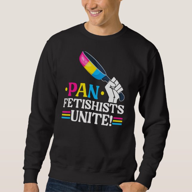 Moletom Pan Fetishists Une Pan Pride Monge Flag Pansexua (Frente)