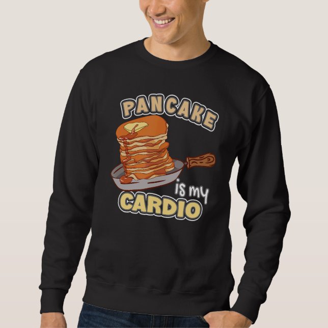 Moletom Pancake É Meu Pancakes De Cardio (Frente)