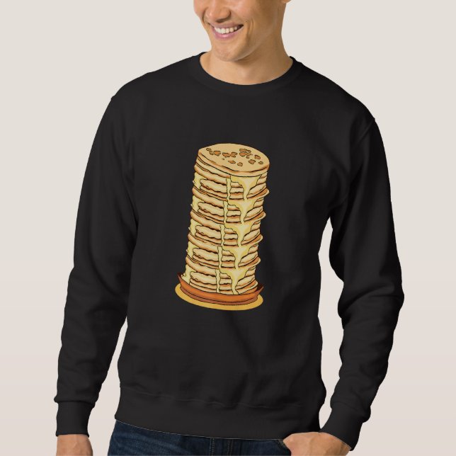 Moletom Pancake Maple Syrup Breakfast Brunch Sábado Morn (Frente)