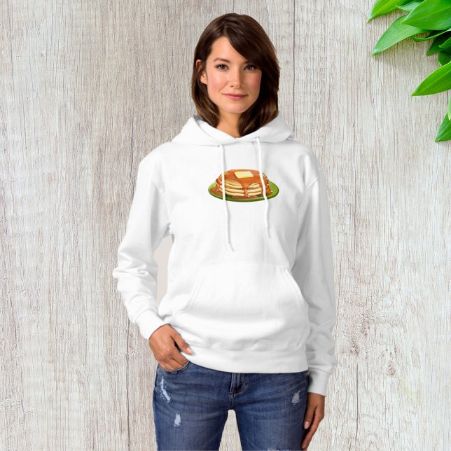 Moletom Pancakes Womens Hoodie (Criador carregado)