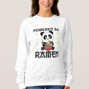 Moletom Panda Acionada Por Ramen Sweet Kawaii Noodle Panda