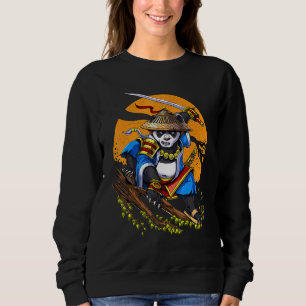 Moletom Panda Bear Samurai Warrior Ninja Animal Kids Boys