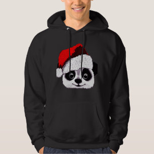 Moletom panda bonito engraçada no Natal