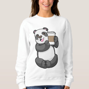 Moletom Panda com café para ir