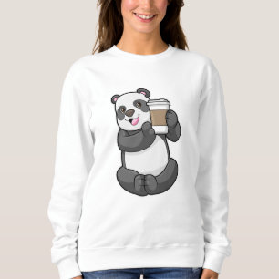 Moletom Panda com café para ir