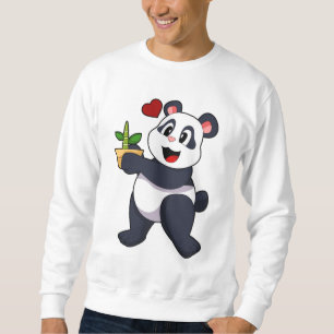 Moletom Panda com Flor Bamboo