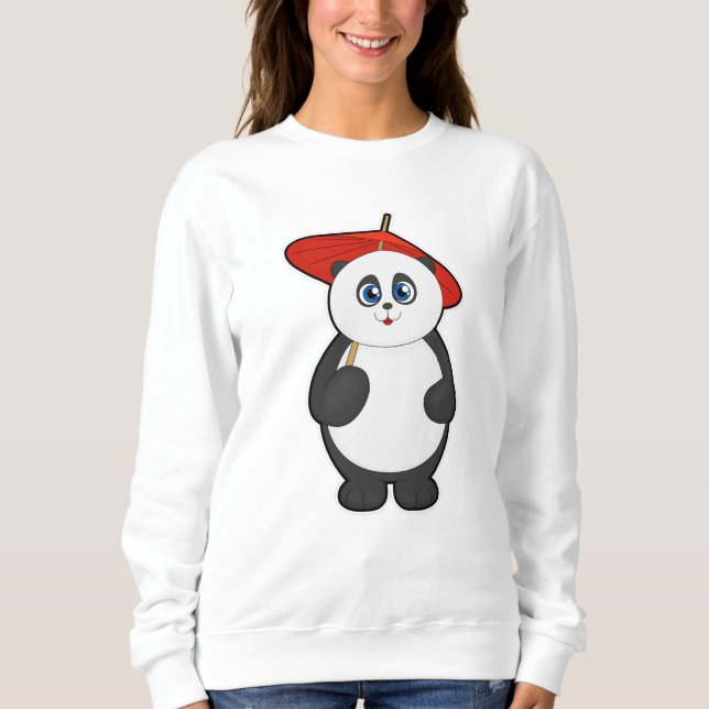 Moletom Panda com guarda-chuva (Frente)