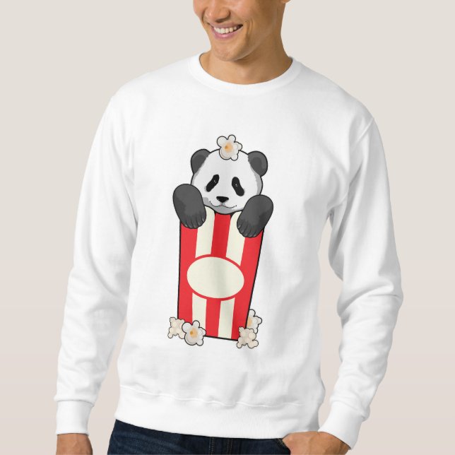 Moletom Panda com pipoca (Frente)