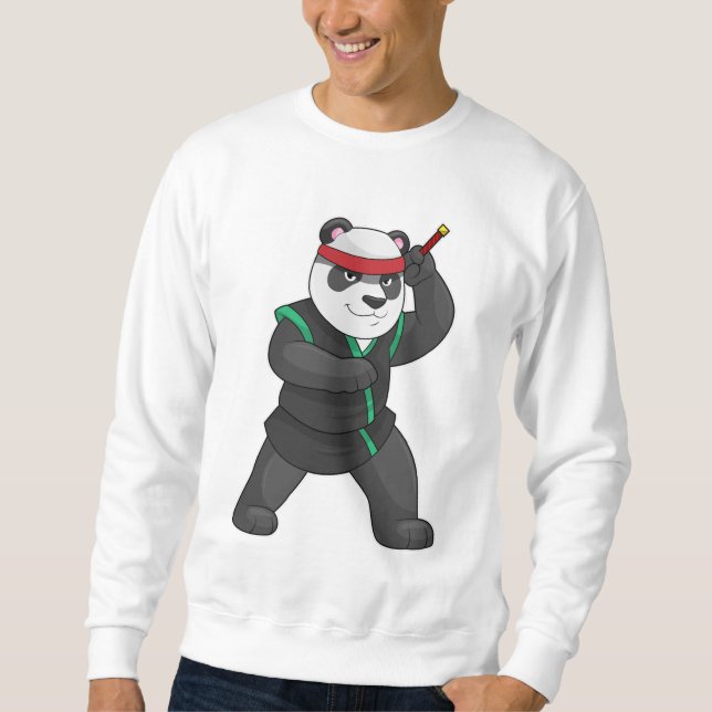 Moletom Panda como Ninja em Figurino (Frente)