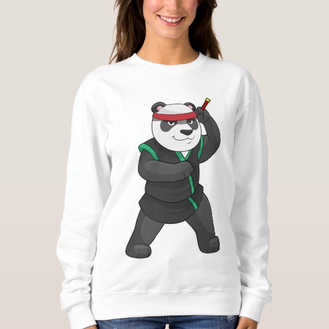 Moletom Panda como Ninja em Figurino (Frente)