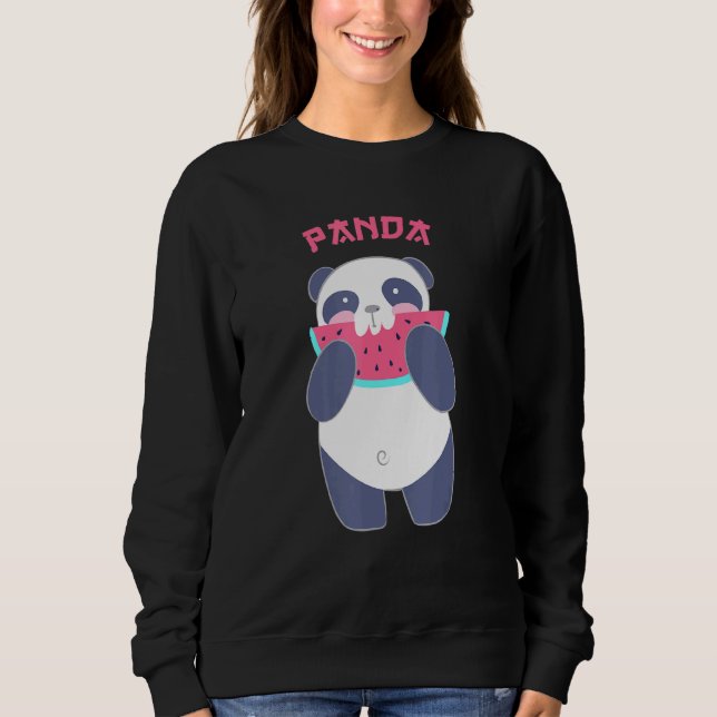 Moletom Panda Cute Panda Panda Bear Heart Melon (Frente)