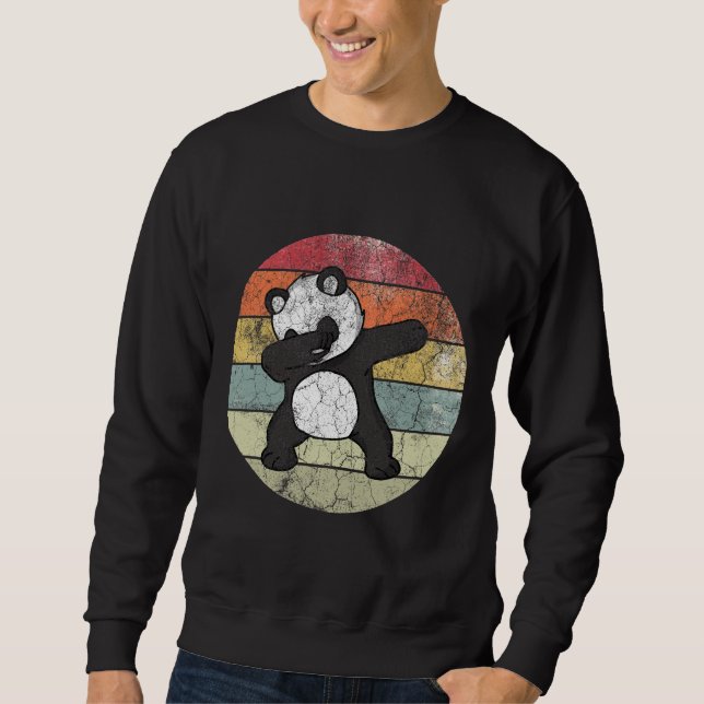 Moletom Panda Dabbing Vintage   (Frente)
