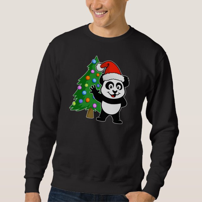 Moletom Panda de Papai Noel (Frente)