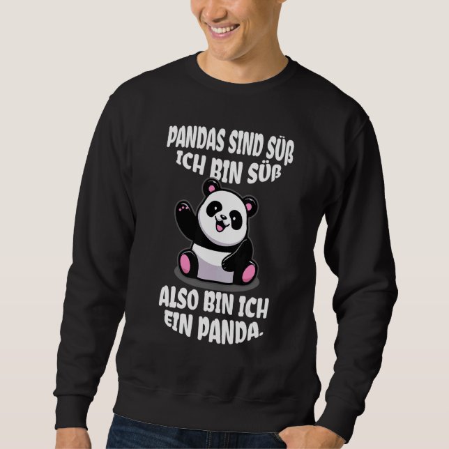 Moletom Panda Decorative Bear Costume Mal Doce Mulher (Frente)
