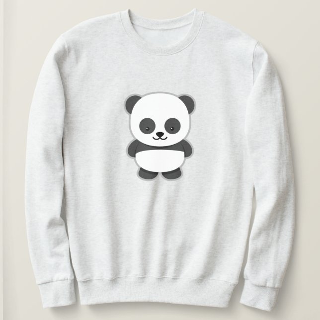 Moletom panda design (Frente do Design)