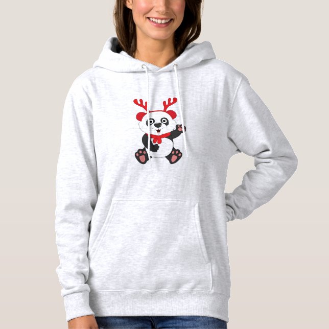 Moletom Panda design Hoodie (Frente)