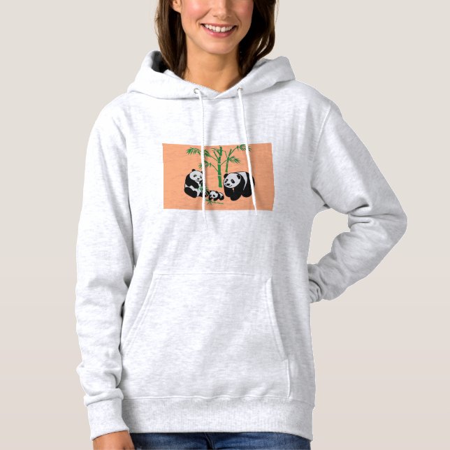 Moletom Panda design Hoodie (Frente)