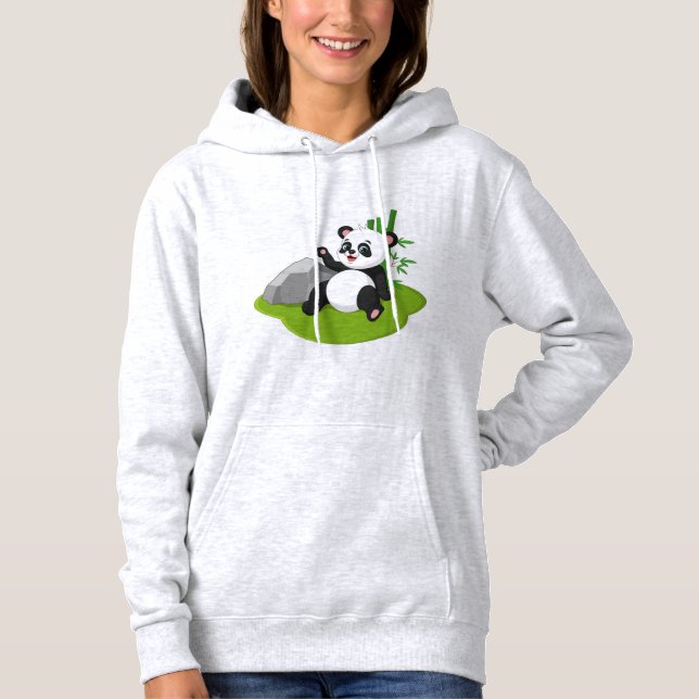 Moletom Panda design Hoodie (Frente)