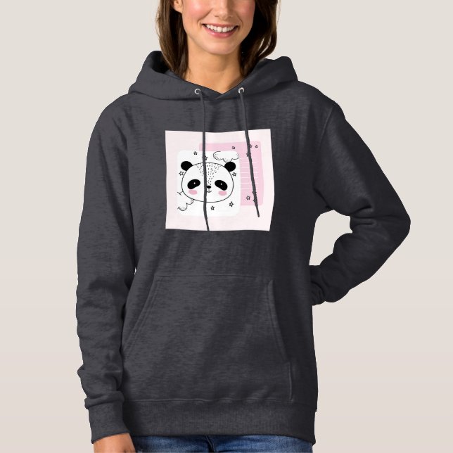 Moletom Panda design Hoodie (Frente)