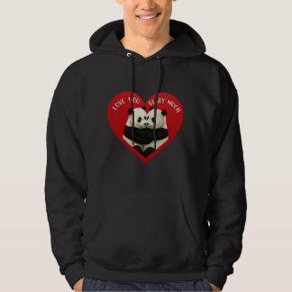 Moletom Panda Dia de os namorados Hoodie