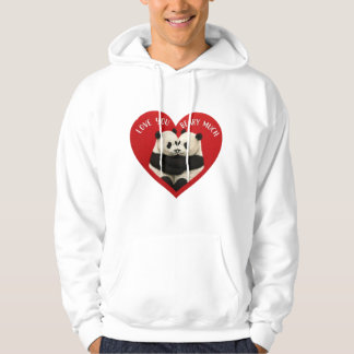 Moletom Panda Dia de os namorados Hoodie