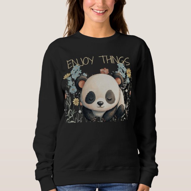 Moletom Panda Enjoy Things (Frente)