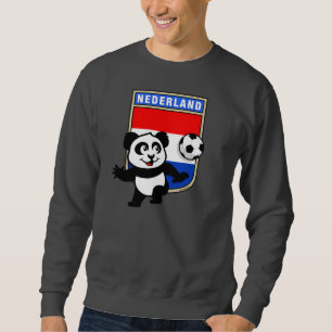 Moletom Panda holandesa do futebol (camisas escuras)