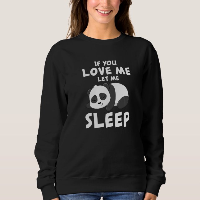 Moletom Panda I Dormir Pandabear Urso Pequeno Pajama Cute (Frente)
