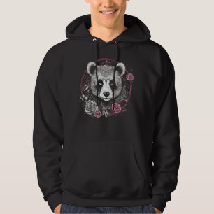 Moletom Panda Mandala Flores Animal Rosa Motif Panda