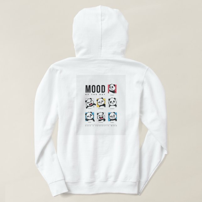 Moletom Panda Mood Faces Hoodie (Verso do Design)