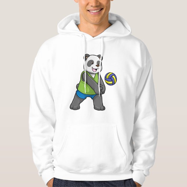 Moletom Panda no Esporte com Voleibol (Frente)