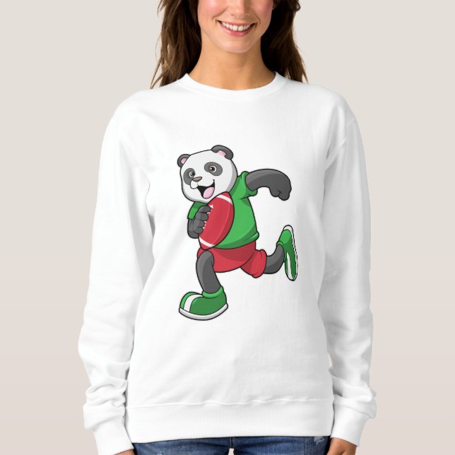 Moletom Panda no futebol com equipamento (Frente)