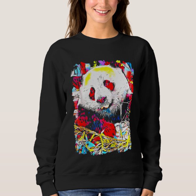 Moletom Panda Pop Art (Frente)