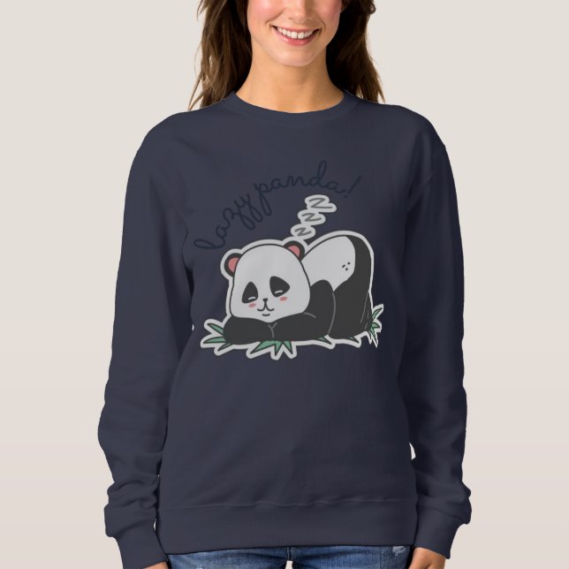 Moletom Panda preguiçosa (Frente)